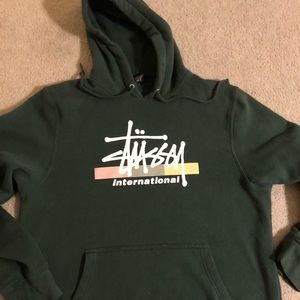 Stussy Green Hoodie